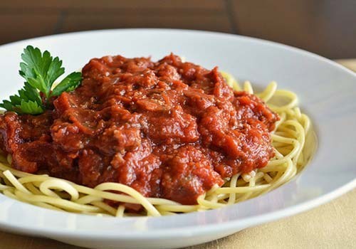 Spaghetti with Bolognese Sauce