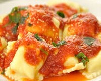 Ravioli with Marinara Sauce